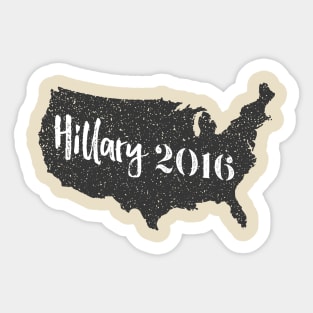 USA Hillary 2016 Sticker